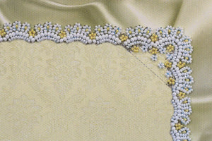 Photo Frame Bead Embroidery Kit Photo frame kit for bead embroidery Photo frame kit for bead embroidery "Delicate Lily of the valley"