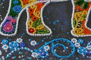 Bead Embroidery Kit Mid-sized bead embroidery kit Indian elephant