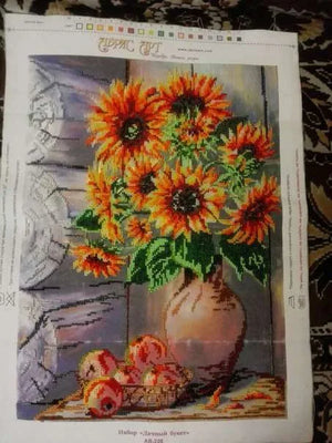 Bead Embroidery Kit Main Bead Embroidery Kit Summer bouquet