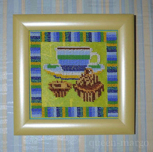 Bead Embroidery Kit Main Bead Embroidery Kit Hot chocolate