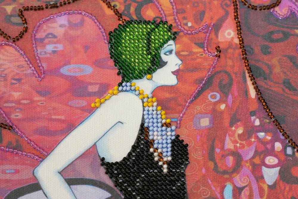 Bead Embroidery Kit Main Bead Embroidery Kit Jazz age girls – 1