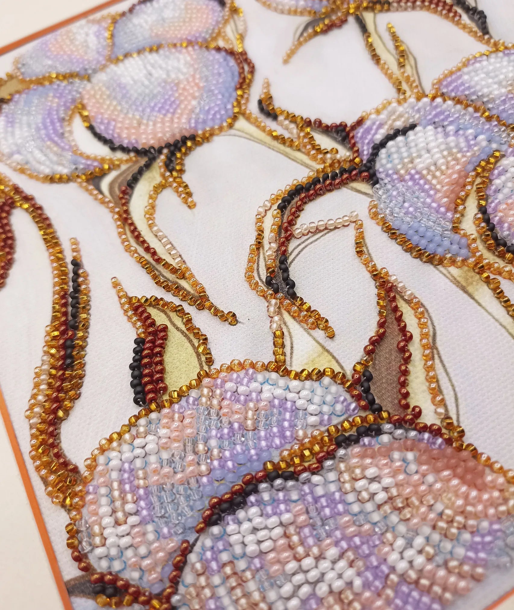 Bead Embroidery Kit Mid-sized bead embroidery kit Gentle touch