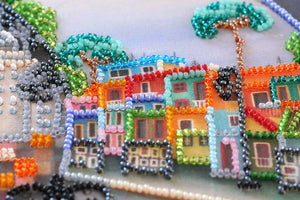 Bead Embroidery Kit Mid-sized bead embroidery kit La Boca