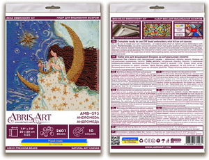 Bead Embroidery Kit Mid-sized bead embroidery kit Andromeda