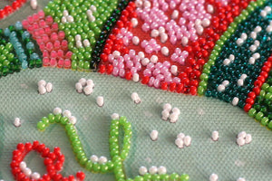Bead Embroidery Kit Mid-sized bead embroidery kit Have a lovely holidays