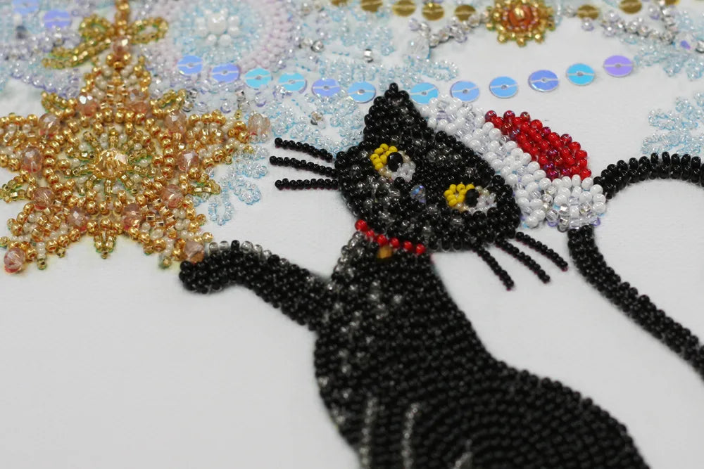 Bead Embroidery Kit Main Bead Embroidery Kit One second "before"