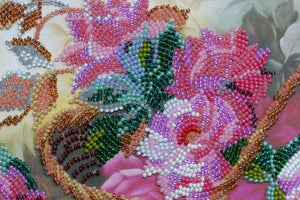 Bead Embroidery Kit Main Bead Embroidery Kit Pink tenderness