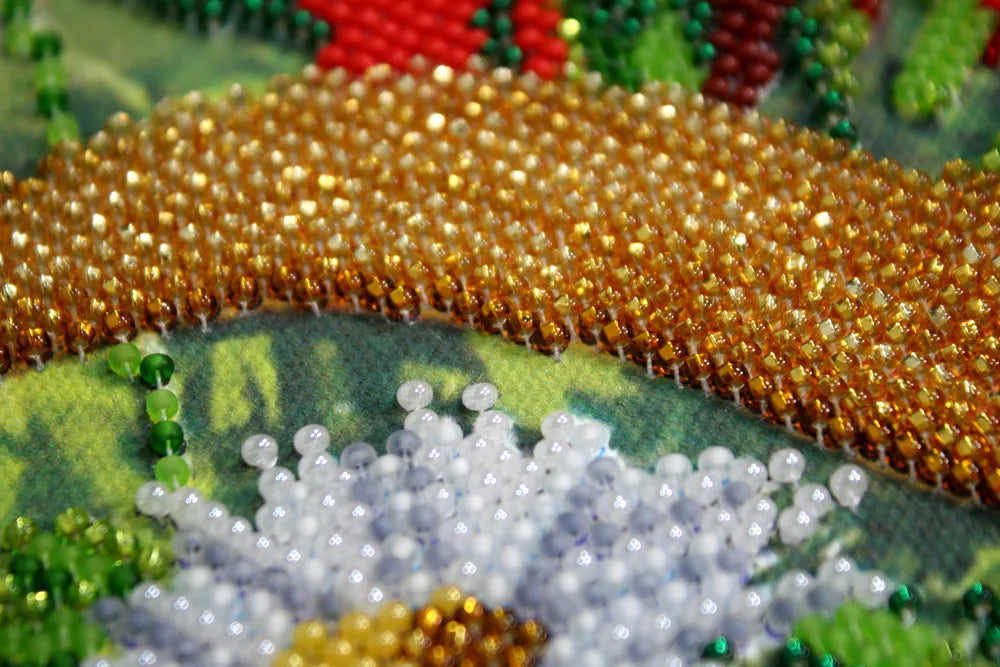 Bead Embroidery Kit Main Bead Embroidery Kit Basket of summer