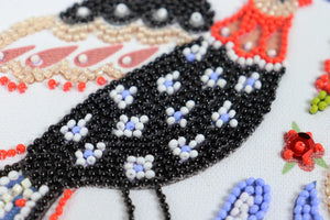 Bead Embroidery Kit Mid-sized bead embroidery kit Colorful wonder