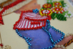 Postcards Bead Embroidery Kit Postcard Bead embroidery kit Congratulations – 7