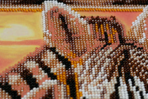 Bead Embroidery Kit Main Bead Embroidery Kit Zebras