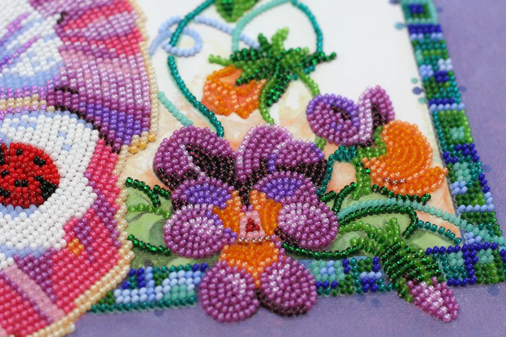 Bead Embroidery Kit Main Bead Embroidery Kit Heart's-ease