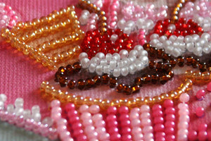 Bead Embroidery Kit Mini Bead embroidery kit Sweet joy