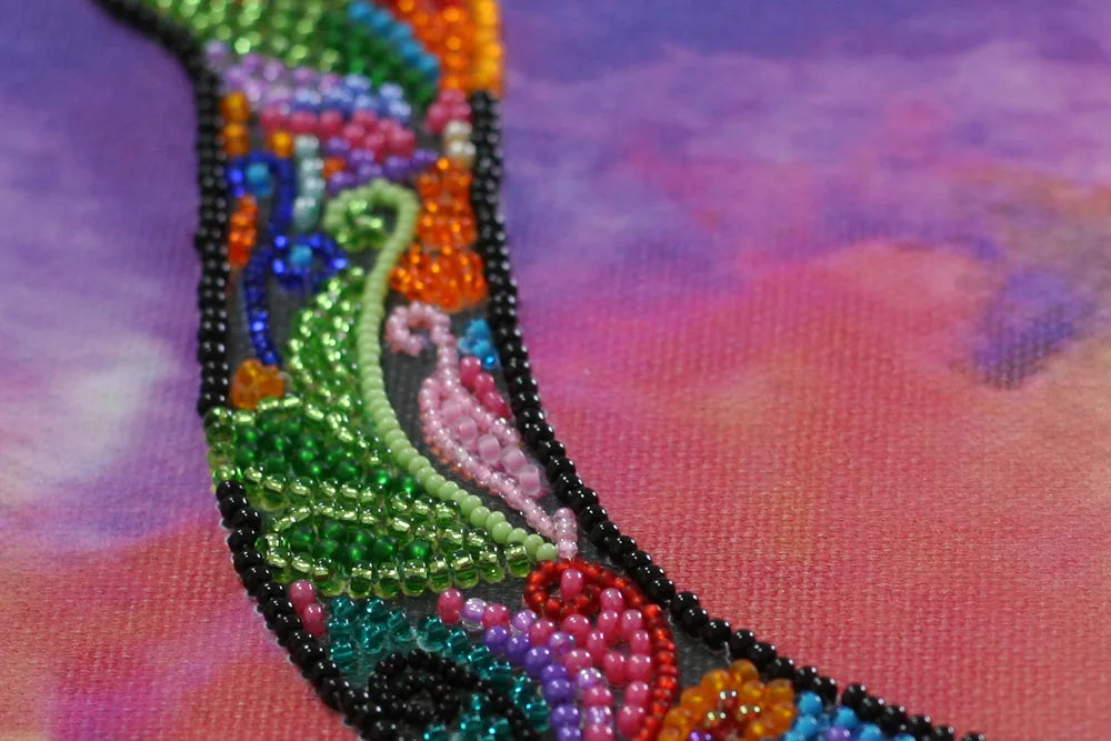 Bead Embroidery Kit Main Bead Embroidery Kit Walking in the sunset