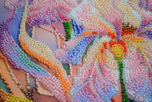 Bead Embroidery Kit Main Bead Embroidery Kit Floral inspiration