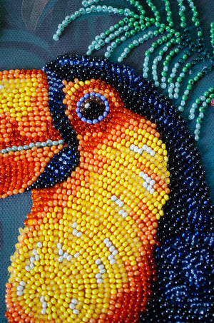 Bead Embroidery Kit Main Bead Embroidery Kit The Exotic Beau