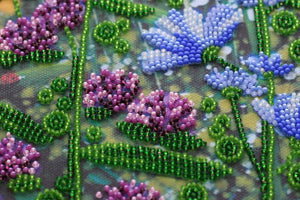 Bead Embroidery Kit Main Bead Embroidery Kit Golden umbrellas