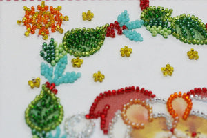 Bead Embroidery Kit Mini Bead embroidery kit Kisses