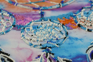 Bead Embroidery Kit Main Bead Embroidery Kit Dreamcatcher amulet