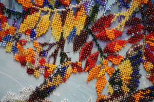 Bead Embroidery Kit Main Bead Embroidery Kit Under the viburnum