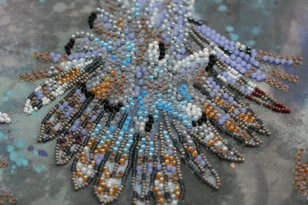 Bead Embroidery Kit Main Bead Embroidery Kit In the morning haze