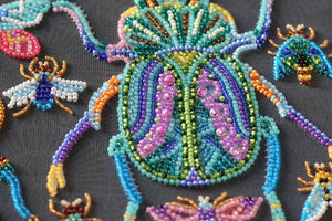 Bead Embroidery Kit Main Bead Embroidery Kit Beetles