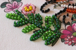 Bead Embroidery Kit Mini Bead embroidery kit Cheerful tiger