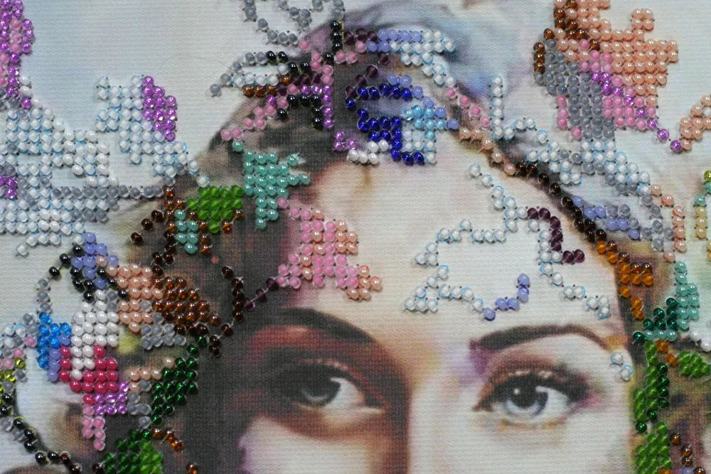 Bead Embroidery Kit Main Bead Embroidery Kit Spring mood (People)