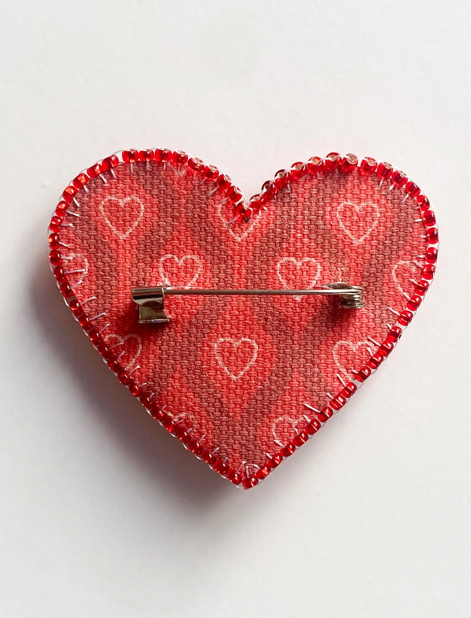 Brooch Embroidery Kit Decoration Little heart (Decoration)