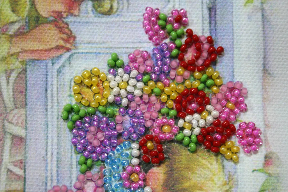 Postcards Bead Embroidery Kit Postcard Bead embroidery kit Dear Mama – 2