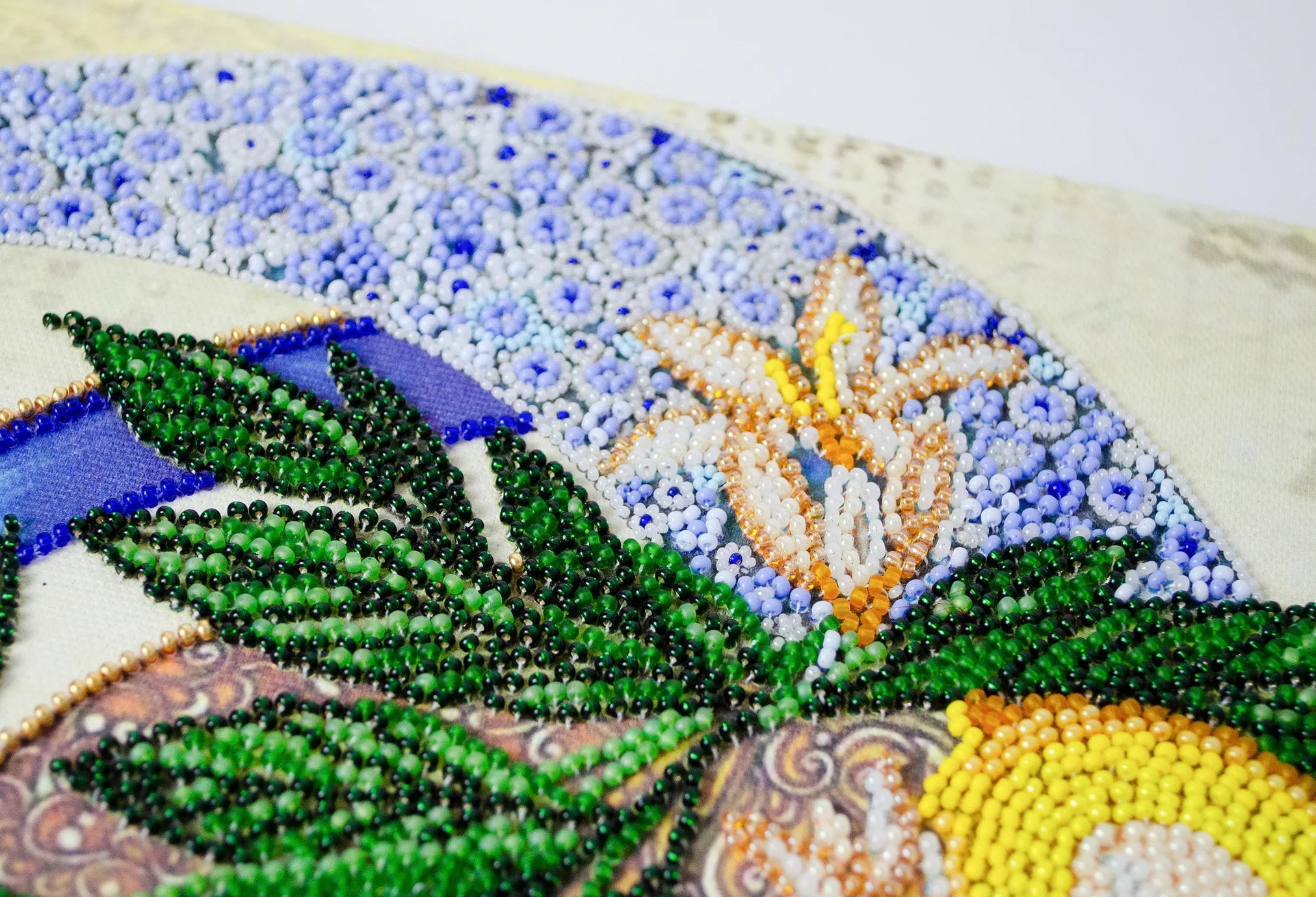 Bead Embroidery Kit Main Bead Embroidery Kit Lemons