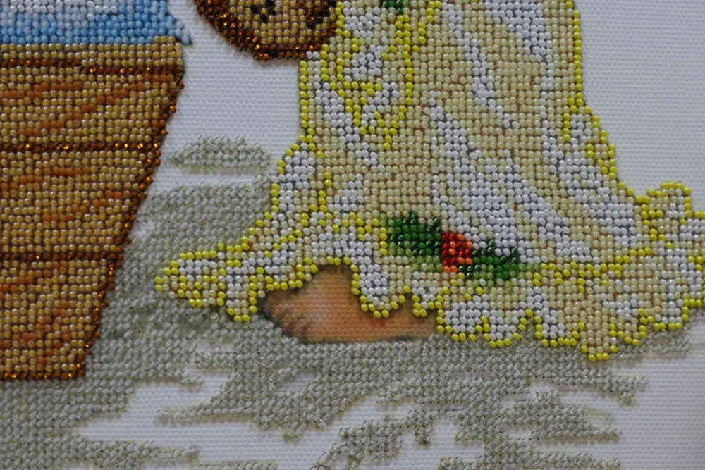 Bead Embroidery Kit Micro Beads Embroidery Kit Lullaby of an angel