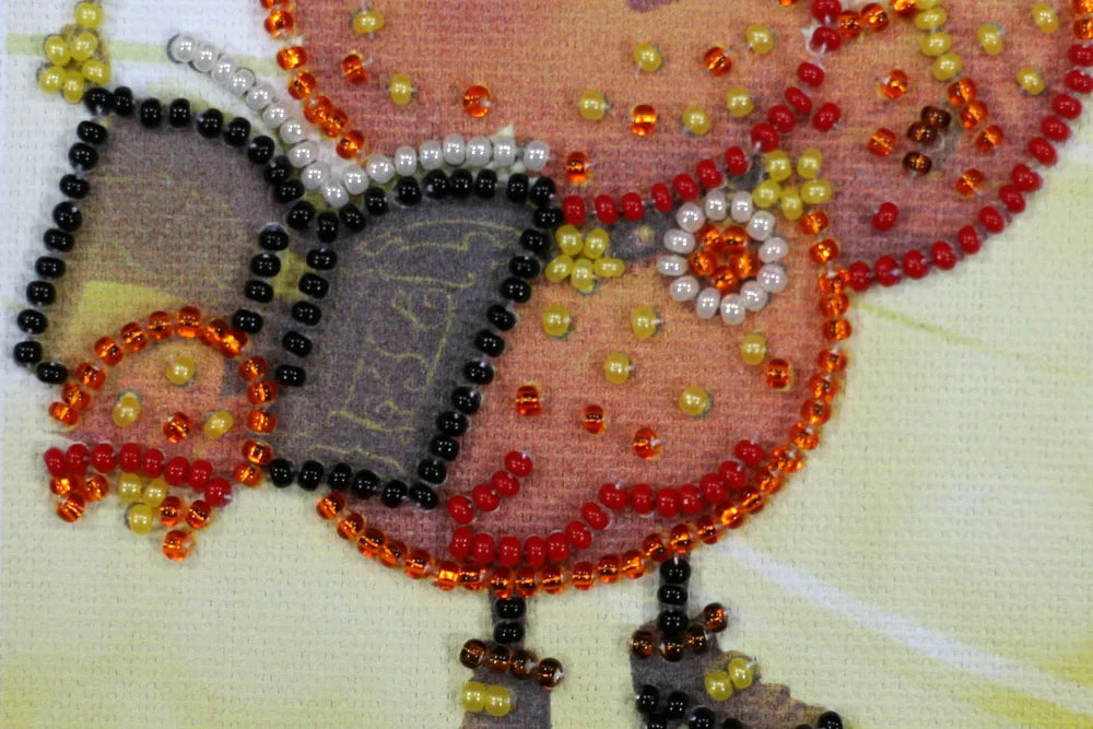 Postcards Bead Embroidery Kit Postcard Bead embroidery kit Best teacher – 1
