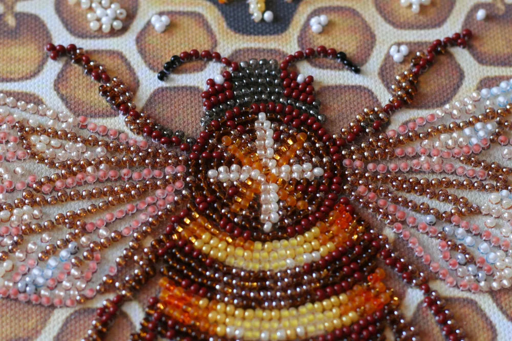 Bead Embroidery Kit Main Bead Embroidery Kit Honey plant