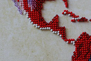 Bead Embroidery Kit Main Bead Embroidery Kit World map - 1