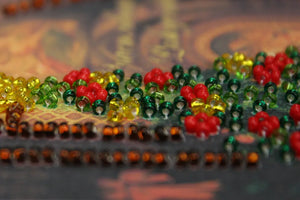 Postcards Bead Embroidery Kit Postcard Bead embroidery kit Happy Christmas – 1