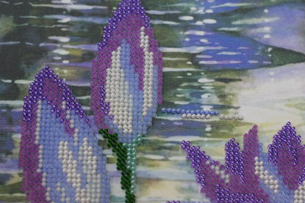 Bead Embroidery Kit Main Bead Embroidery Kit Among Water-lilies