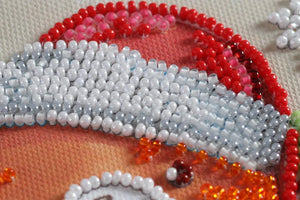 Bead Embroidery Kit Mini Bead embroidery kit Christmas cookies