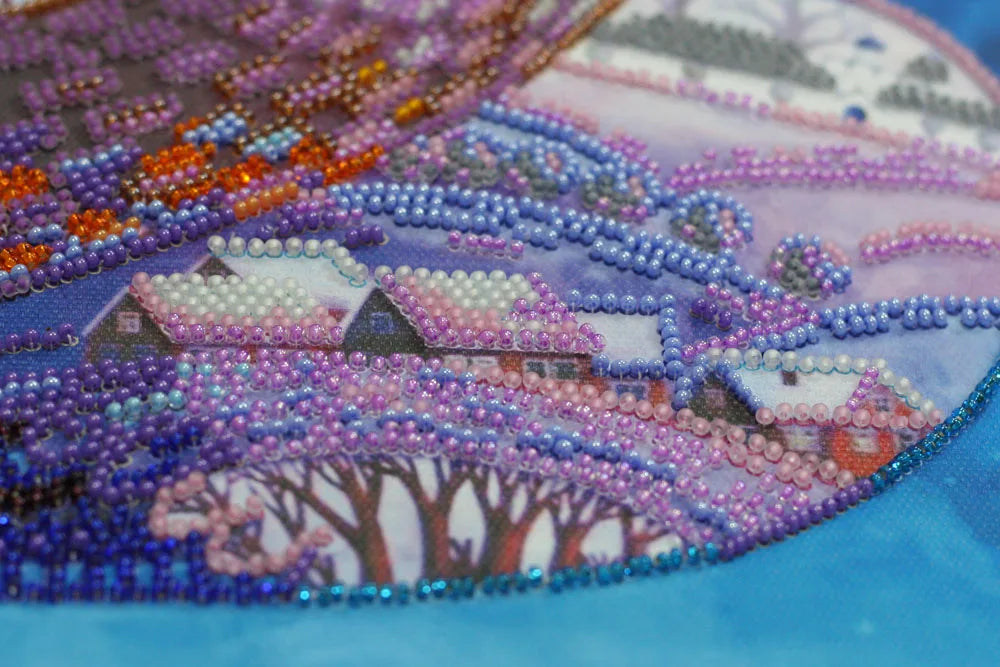 Bead Embroidery Kit Main Bead Embroidery Kit On the wings of the night