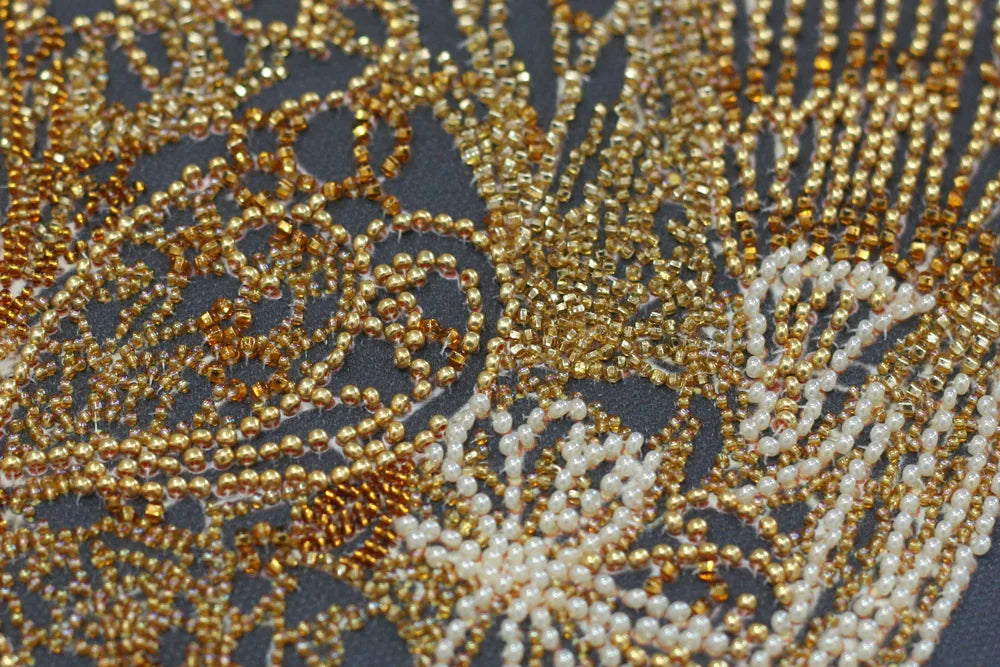 Bead Embroidery Kit Main Bead Embroidery Kit Moon filigree