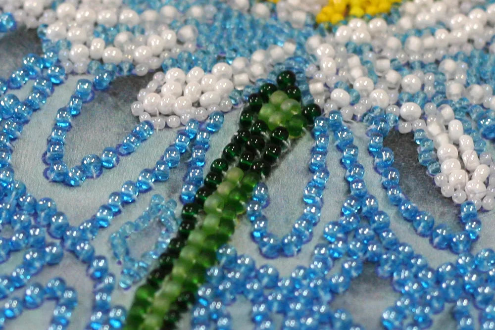 Bead Embroidery Kit Main Bead Embroidery Kit Daisy season