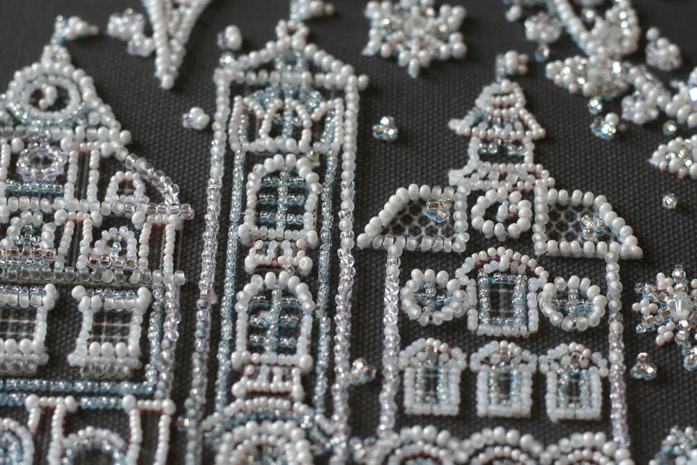 Bead Embroidery Kit Main Bead Embroidery Kit Silver sparks