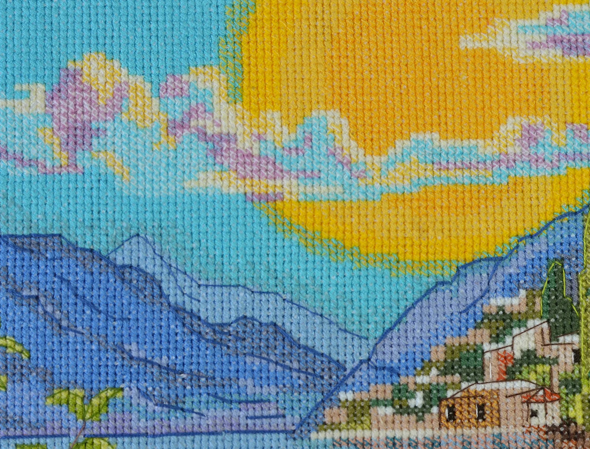 Cross Stitch Kit Cross-stitch kits The sun of Sicily