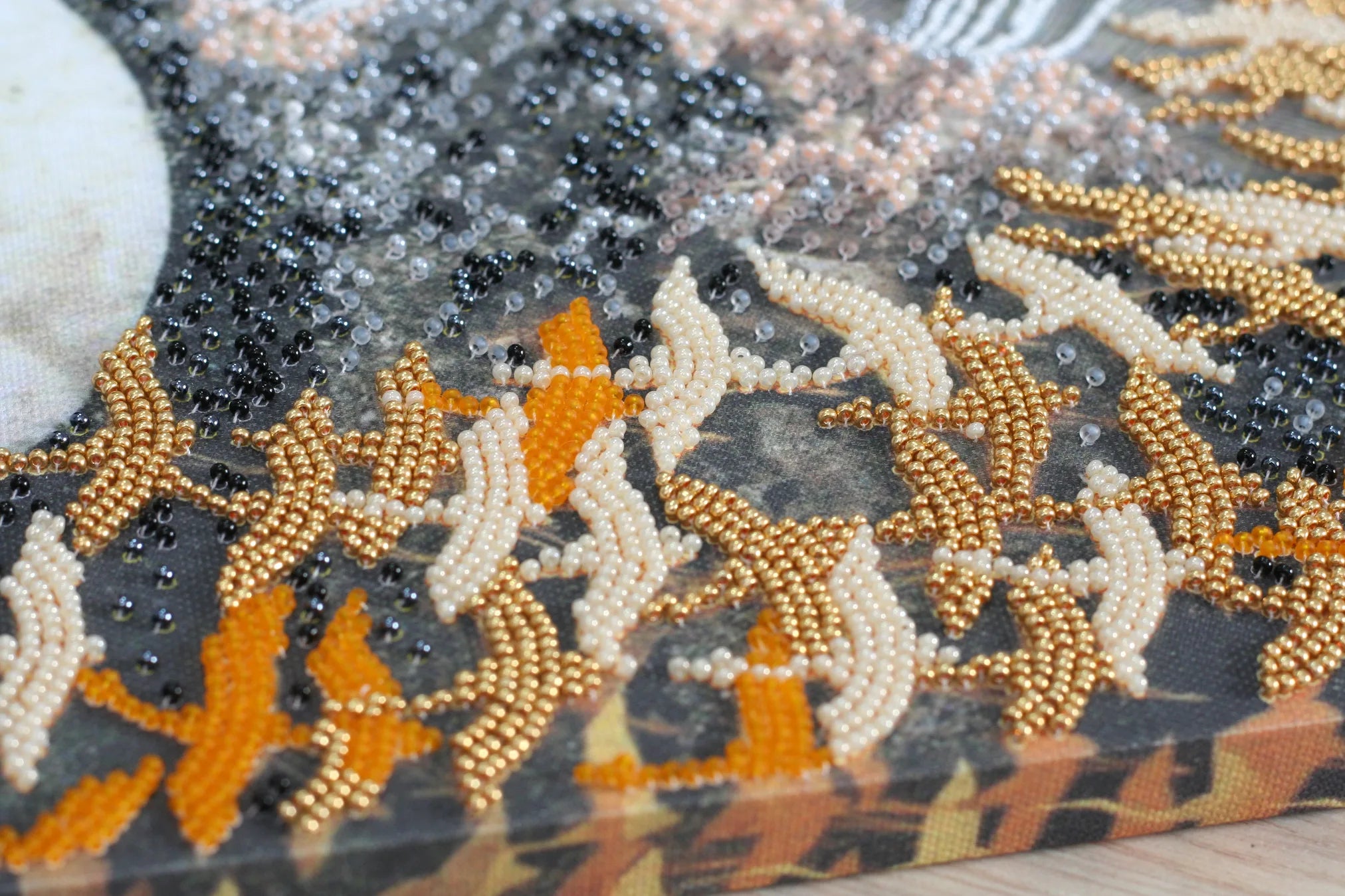 Bead Embroidery Kit Main Bead Embroidery Kit Cranes