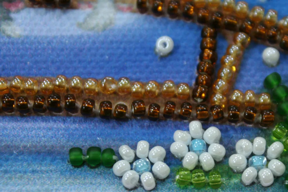 Magnets Bead Embroidery Kit Magnets Bead embroidery kit Moon cats