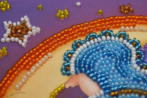 Bead Embroidery Kit Mini Bead embroidery kit Moonlight dreamer