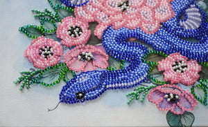 Bead Embroidery Kit Mid-sized bead embroidery kit Embrace of nature