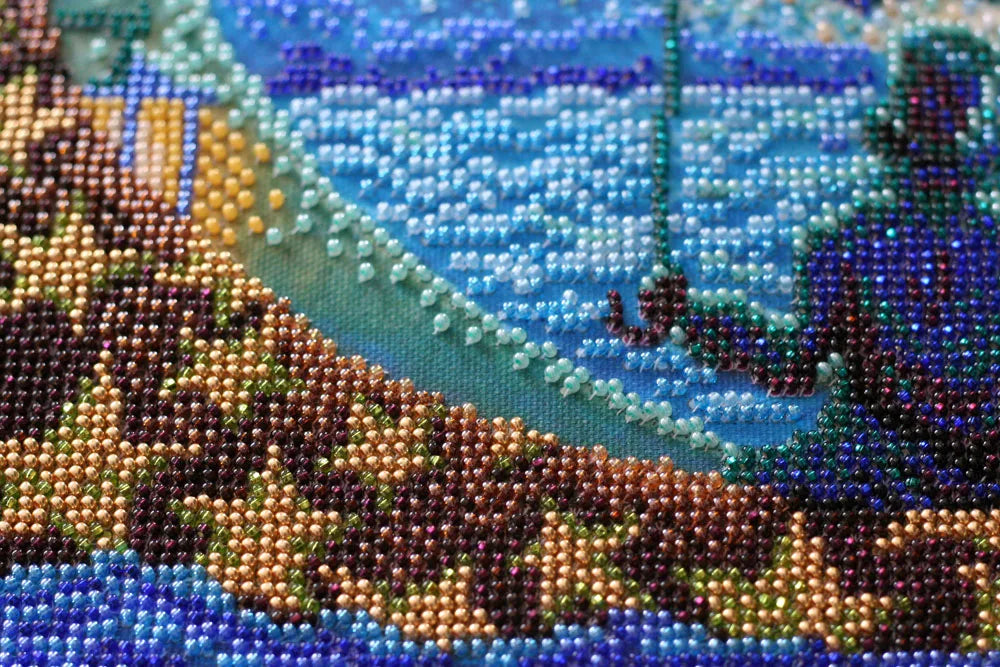 Bead Embroidery Kit Main Bead Embroidery Kit Moonlight Sonata