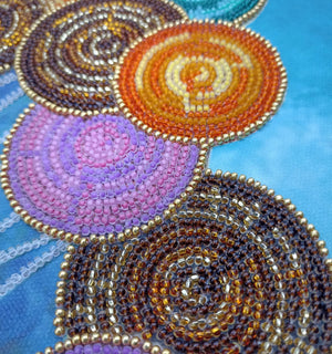 Bead Embroidery Kit Main Bead Embroidery Kit Azure Grace