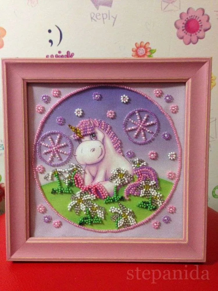 Bead Embroidery Kit Mini Bead embroidery kit Pony
